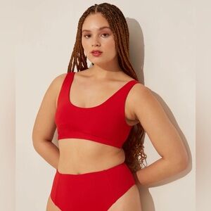 Andie cherry red bikini